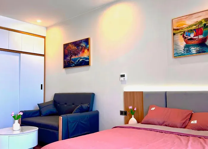 -studio View Bien,nhac Nuoc, Sea,fountain View Apartment