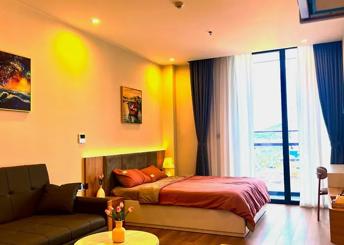 -studio View Bien,nhac Nuoc, Sea,fountain View Apartment Ha Long